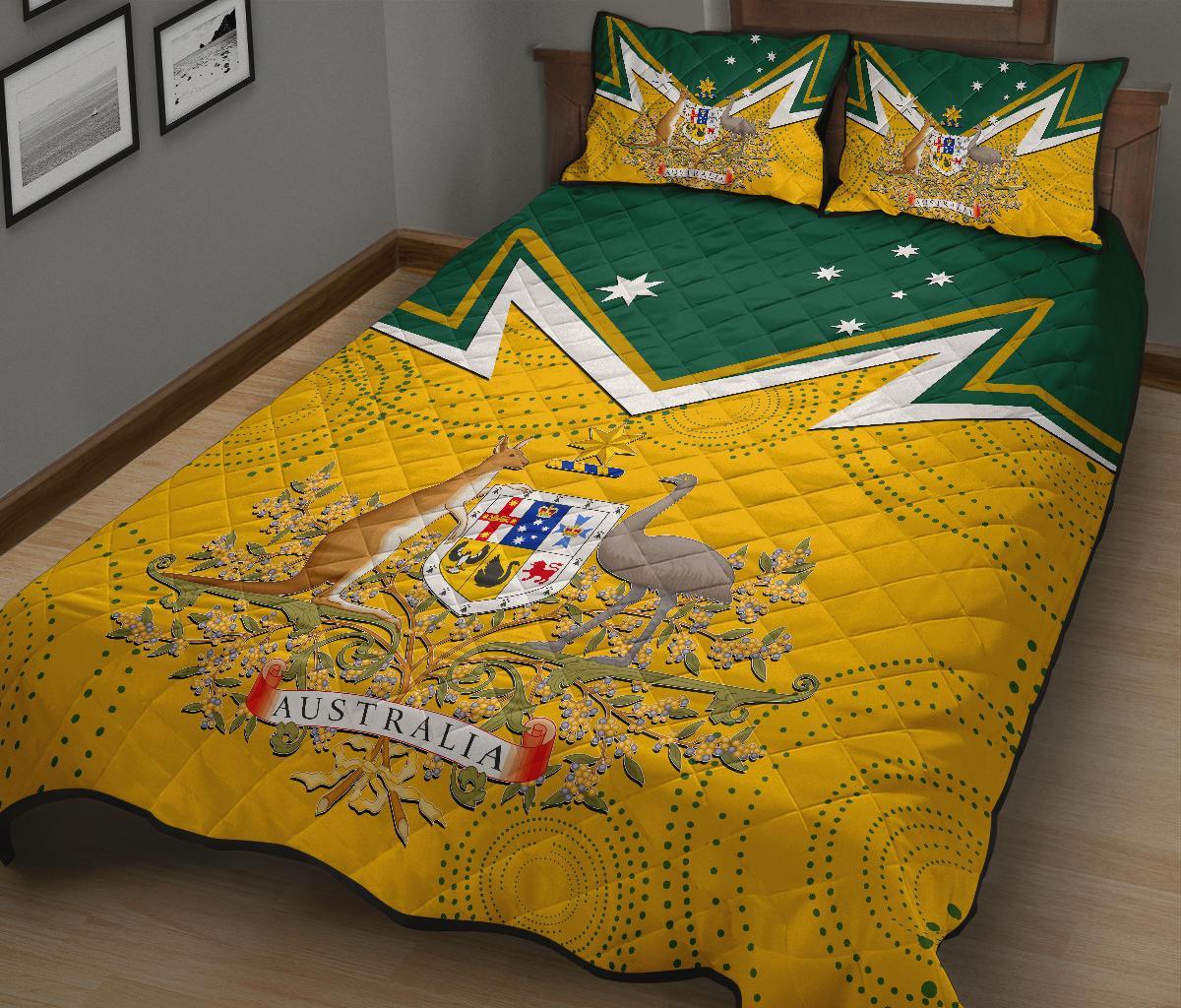quilt-bed-set-australian-coat-of-arms-national-color
