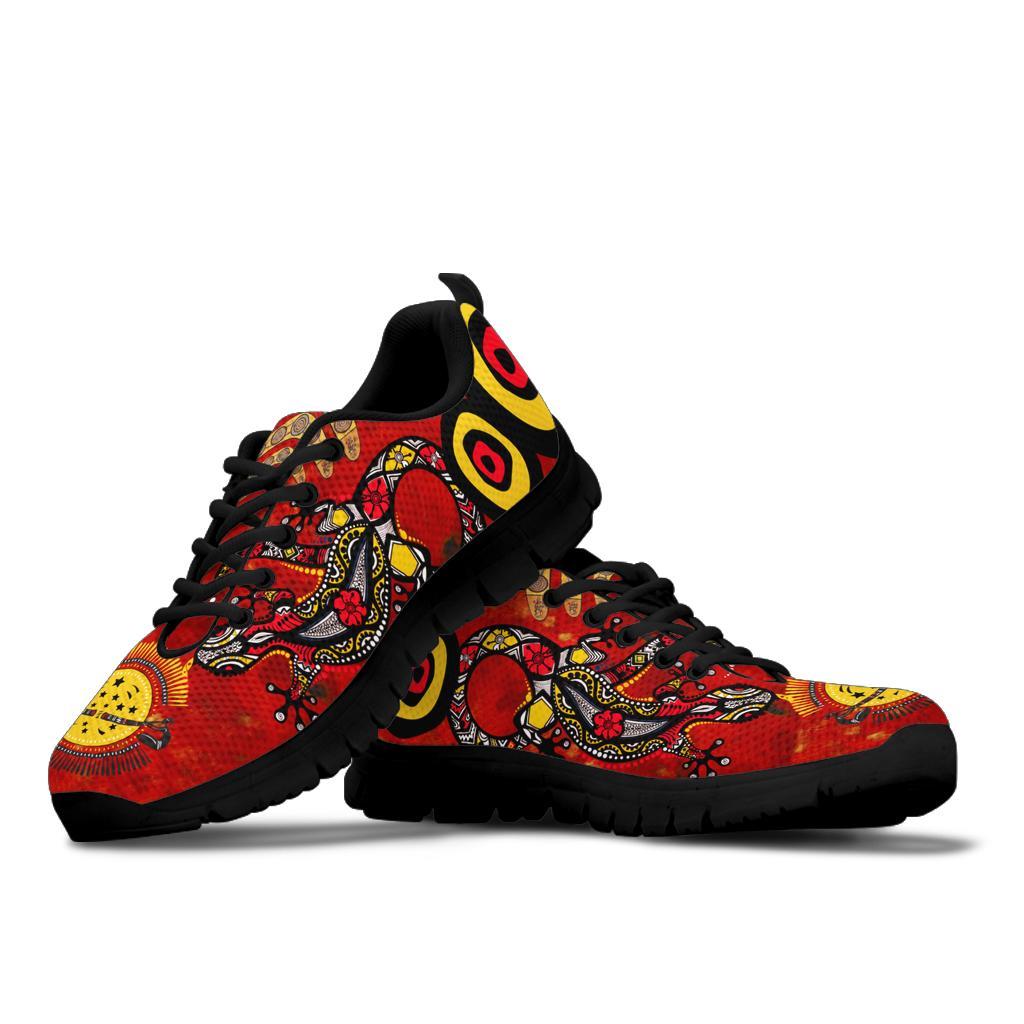 aboriginal-sneakers-lizard-and-boomerang-pattern