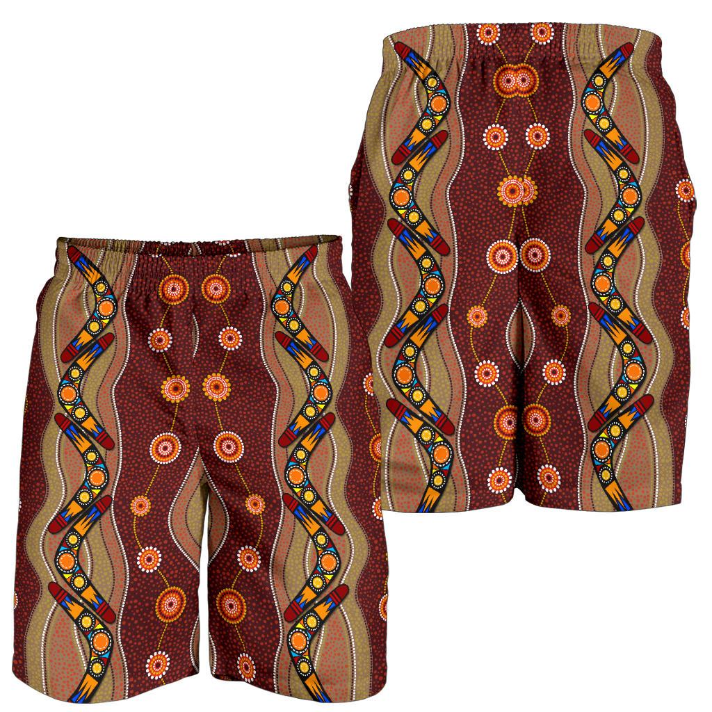 aboriginal-shorts-boomerang-patterns-circle-indigenous-dot-painting-men