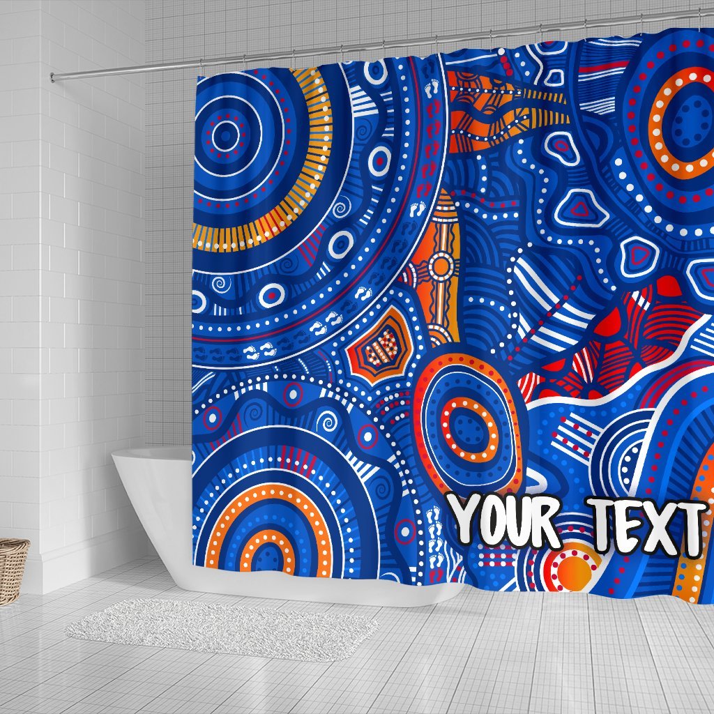 custom-text-aboriginal-shower-curtain-indigenous-footprint-patterns-blue-color