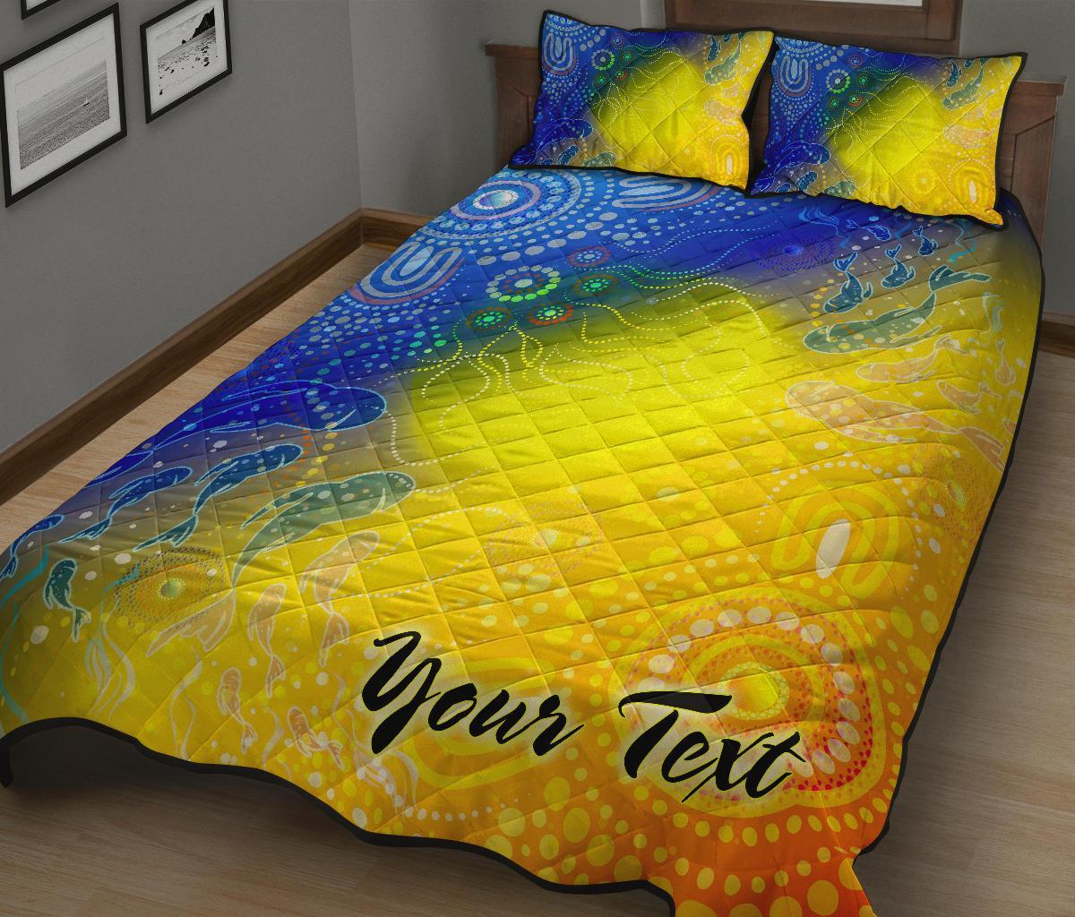 custom-text-aboriginal-quilt-bed-set-indigenous-fishing