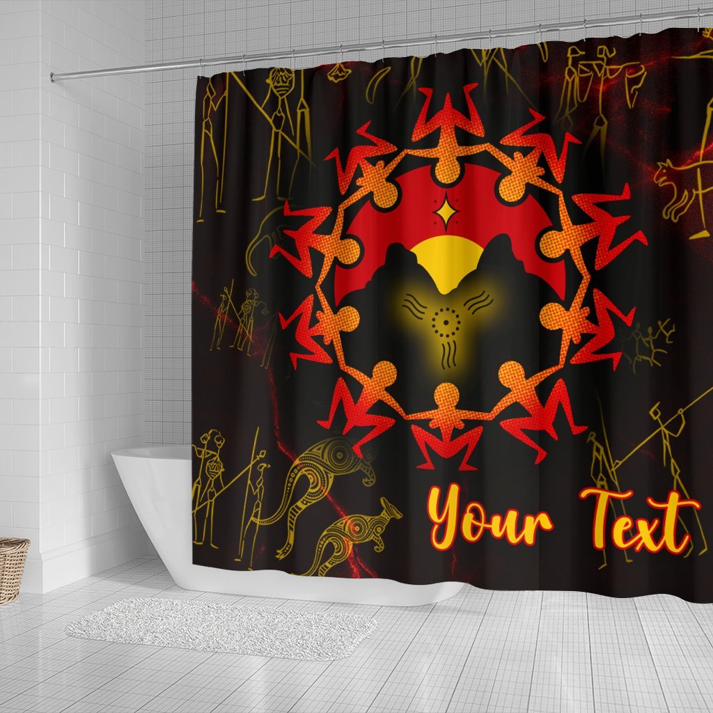 custom-aboriginal-shower-curtain-australia-map-and-indigenous-flag