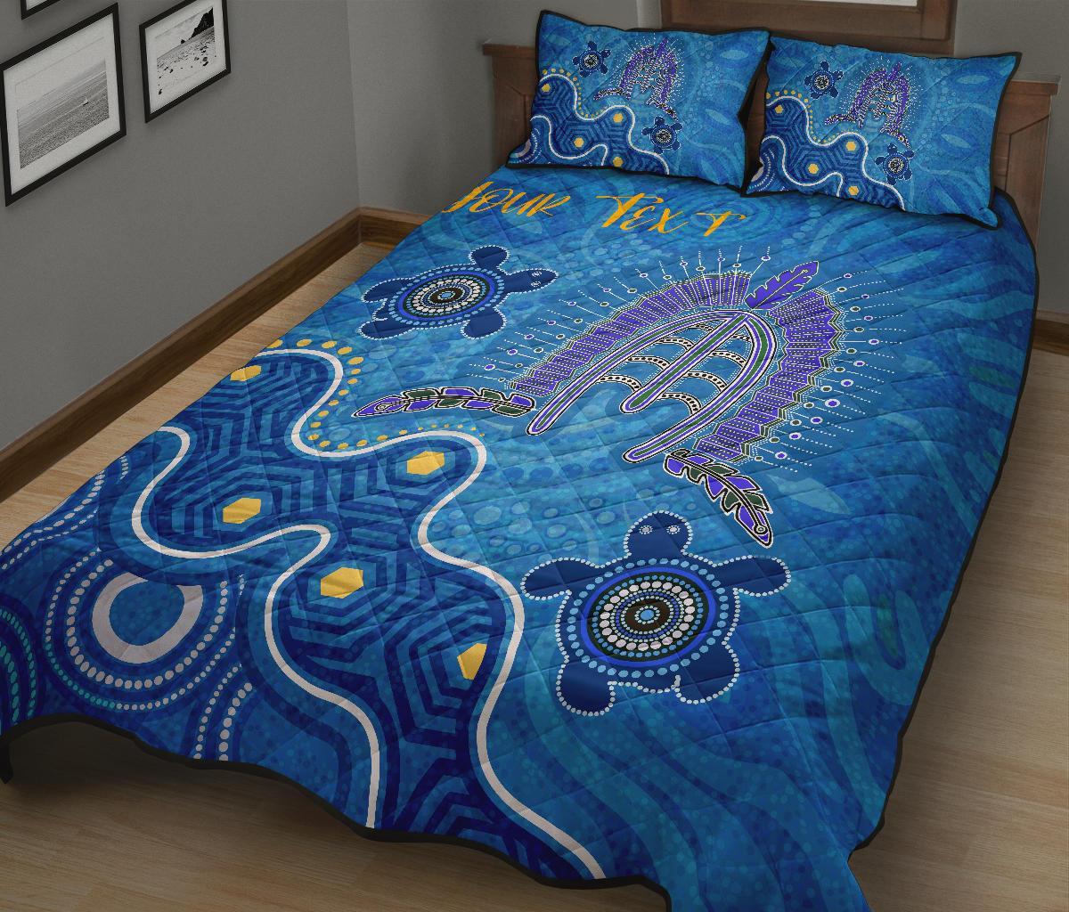 torres-strait-personalised-quilt-bed-set-dhari-and-turtle