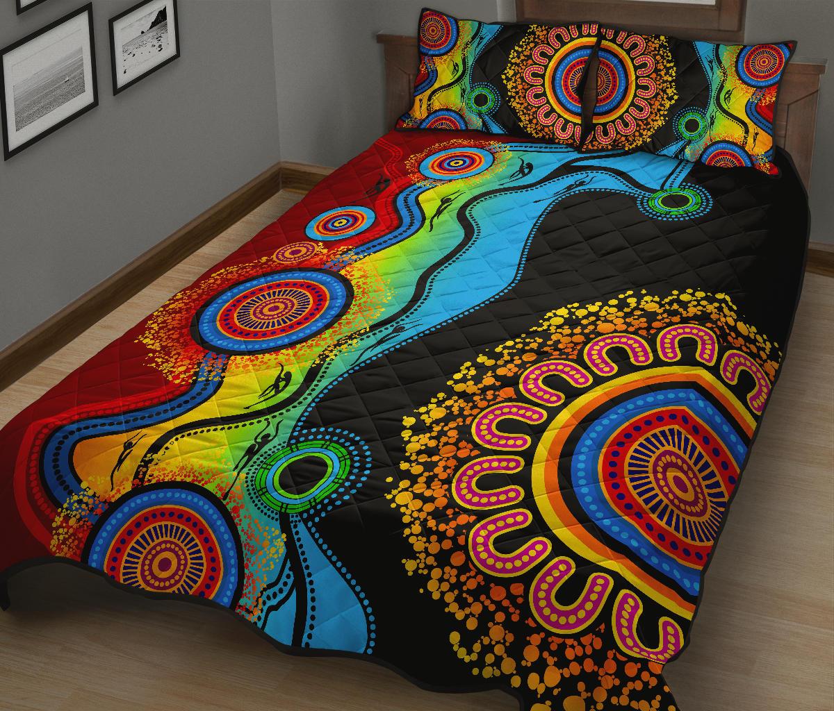 quilt-cover-set-aboriginal-dot-painting-indigenous-circle-patterns-blue-dream