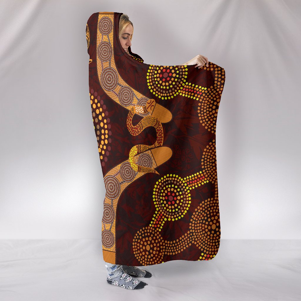 aboriginal-hooded-blanket-dot-painting-indigenous-circle-and-boomerang