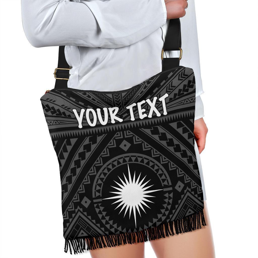 marshall-personalised-boho-handbag-marshall-seal-with-polynesian-tattoo-style-black