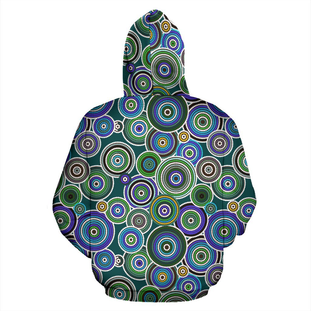 hoodie-aboriginal-dot-painting-hoodie-ver14-unisex