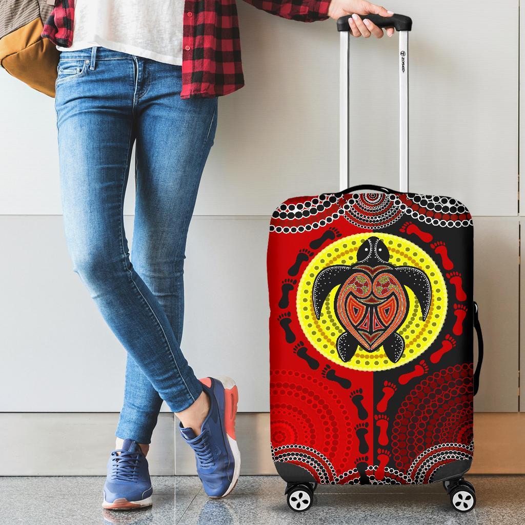 luggage-covers-aboriginal-dot-painting-luggage-covers-turtle