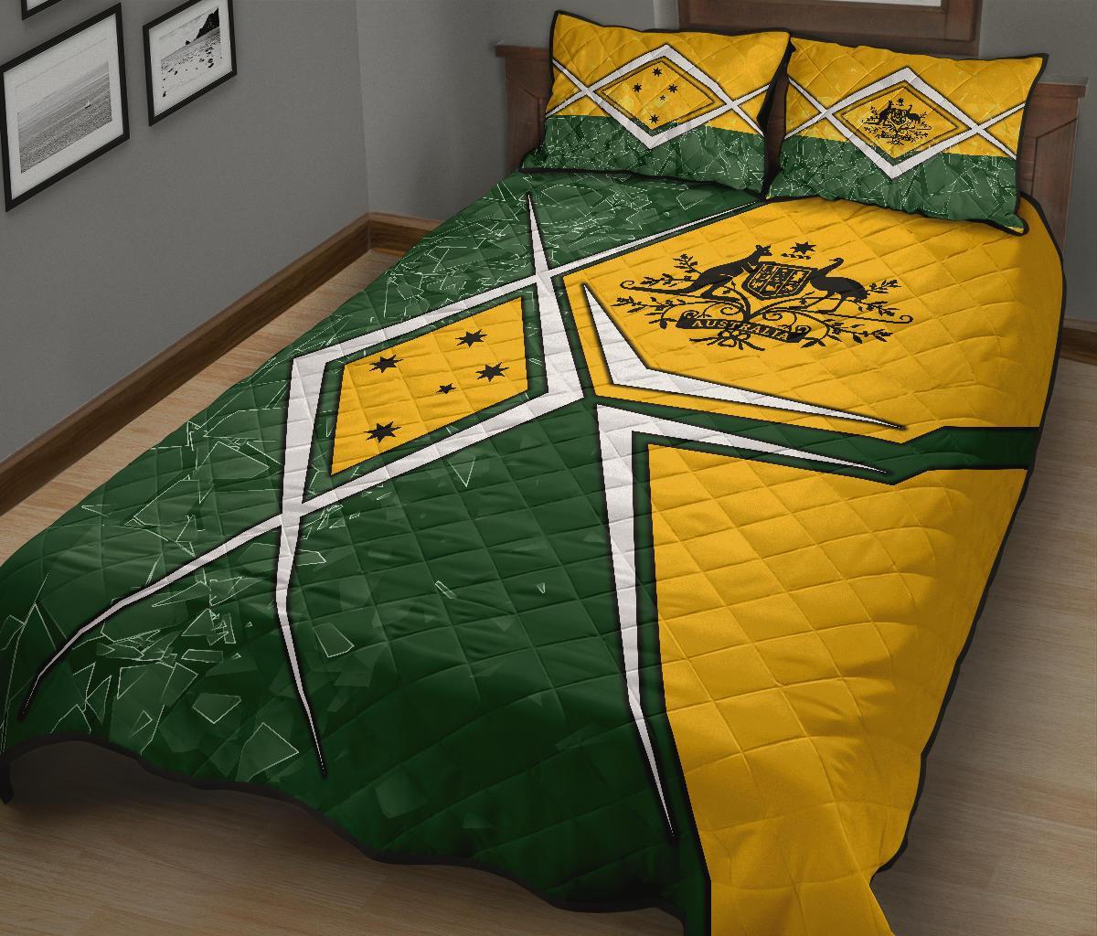 quilt-bed-set-aussie-flag-green