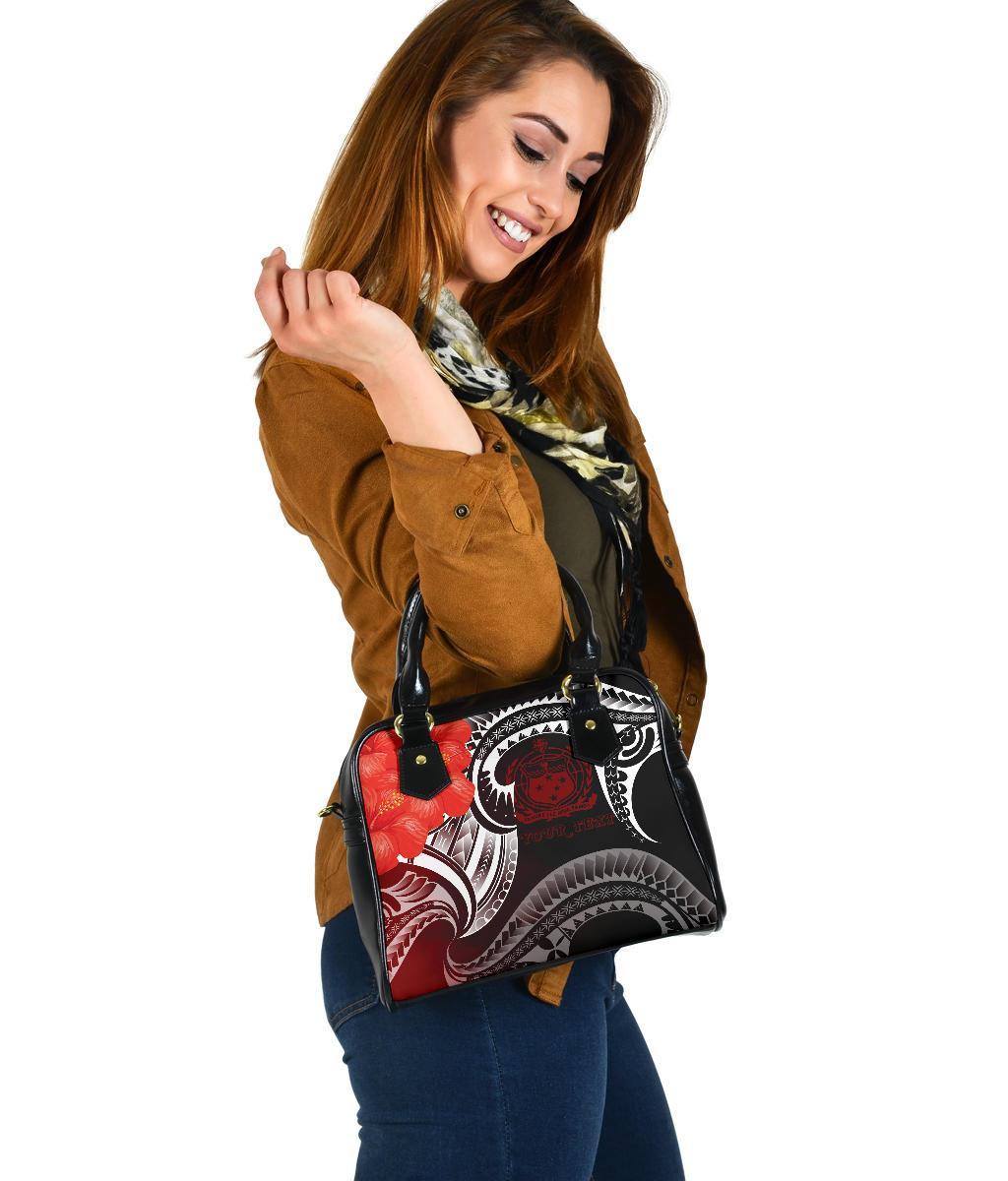 samoa-custom-personalised-shoulder-handbag-samoa-seal-wave-style-red