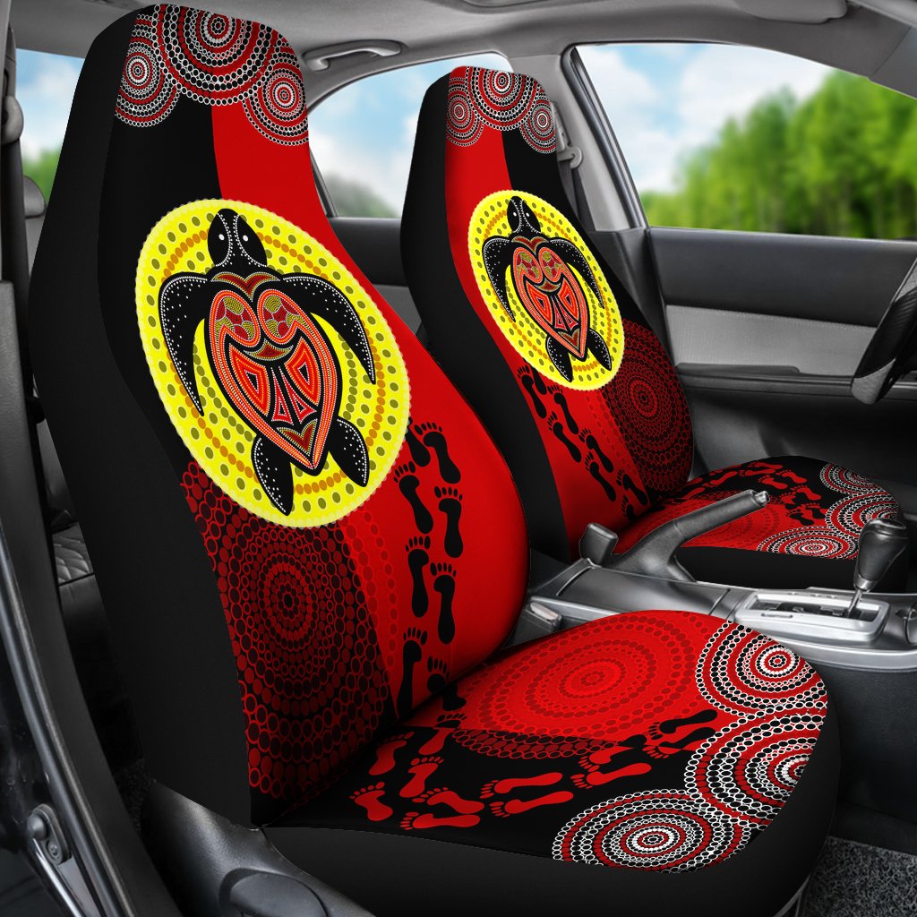 aboriginal-dot-painting-seat-covers-turtle-aboriginal-flag-style