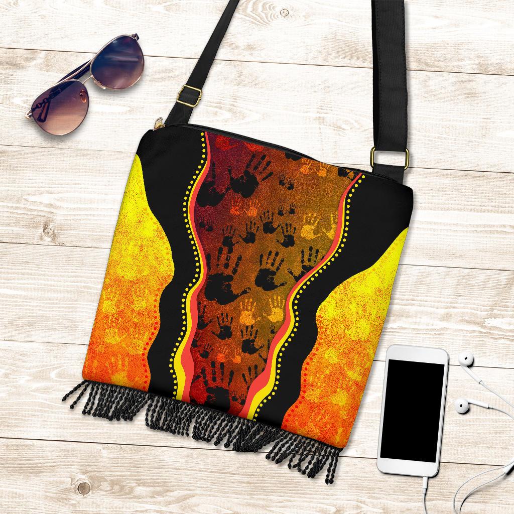 boho-handbag-aboriginal-rock-painting-hand-art-golden-style