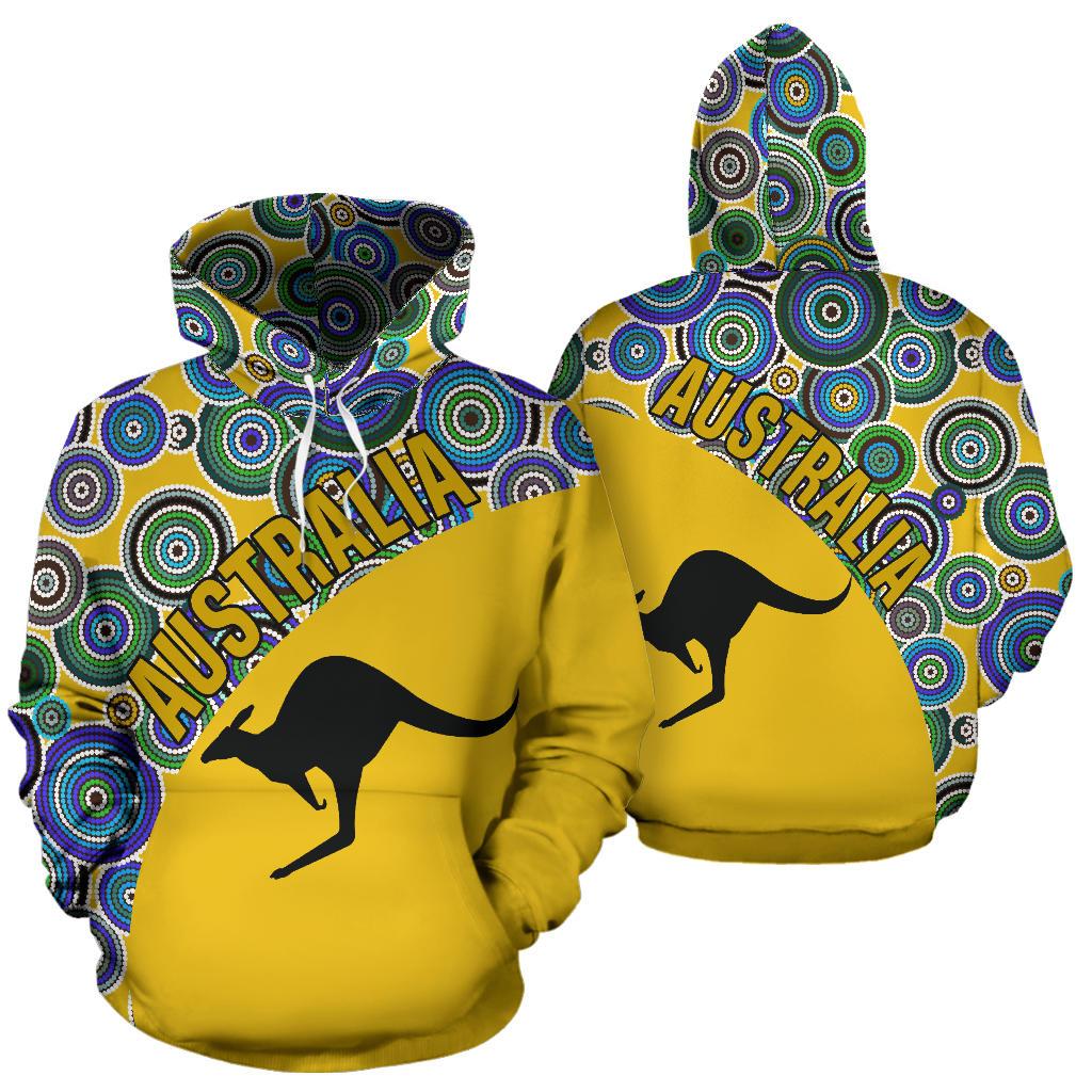 aboriginal-hoodie-kangaroo-pattern-circle-dot-painting