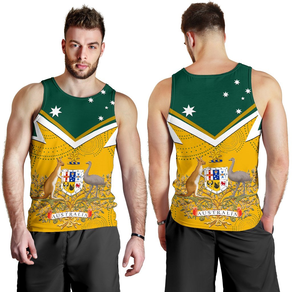 mens-tank-top-australian-coat-of-arms-national-color