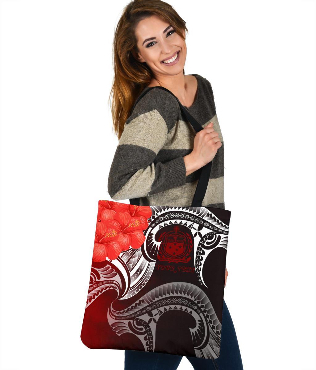samoa-custom-personalised-tote-bags-samoa-seal-wave-style-red