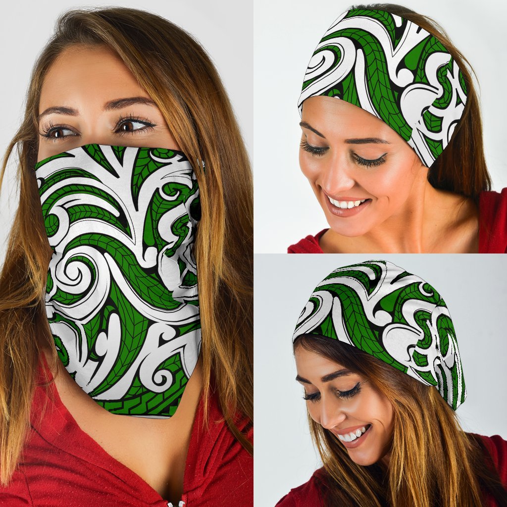 new-zealand-maori-tribal-ornament-bandana-green