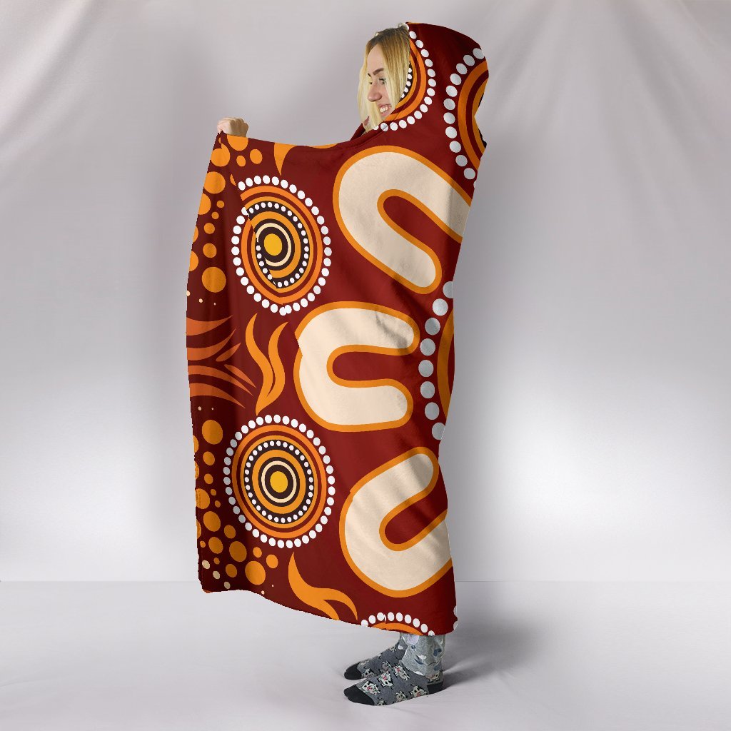 aboriginal-hooded-blanket-circle-flowers-patterns-ver02