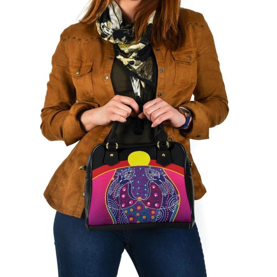 shoulder-handbag-aboriginal-sublimation-dot-pattern-style-violet