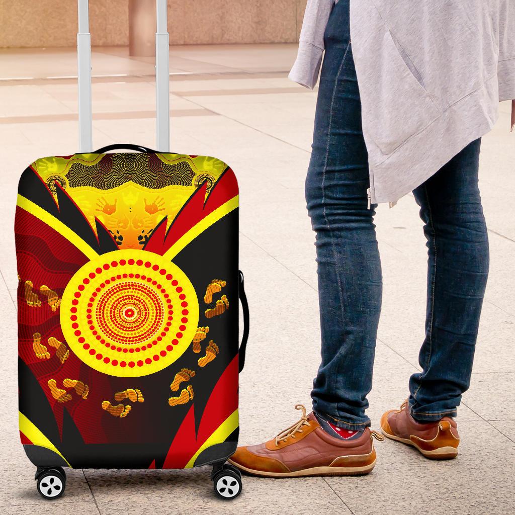 aboriginal-luggage-covers-indigenous-flag-with-footprint-hand-art