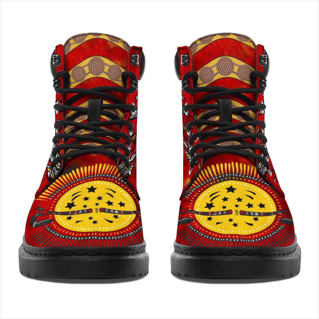 aboriginal-all-season-boots-lizard-and-boomerang-patterns