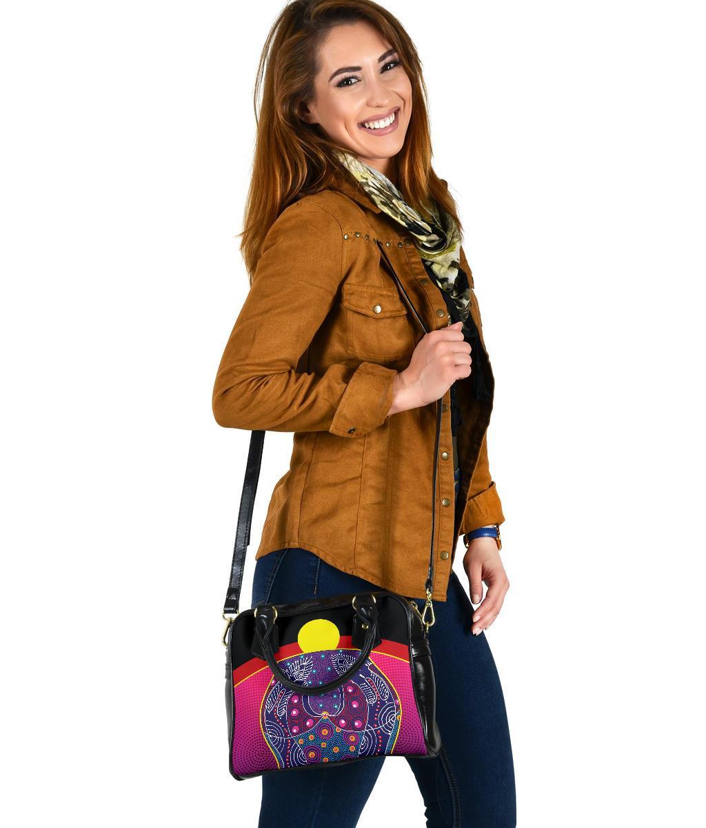 shoulder-handbag-aboriginal-sublimation-dot-pattern-style-violet