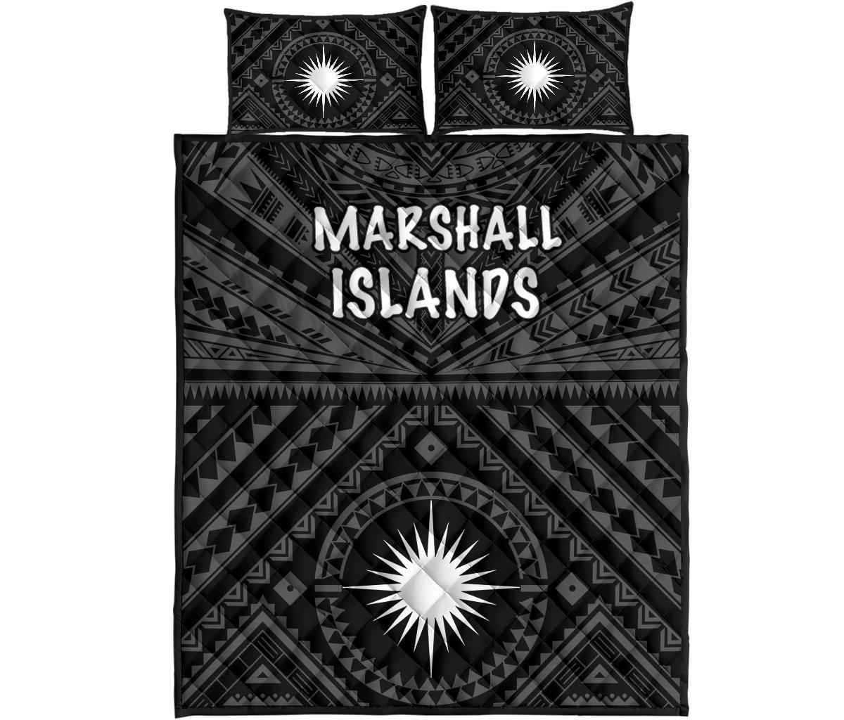 marshall-quilt-bed-set-marshall-seal-with-polynesian-tattoo-style-black