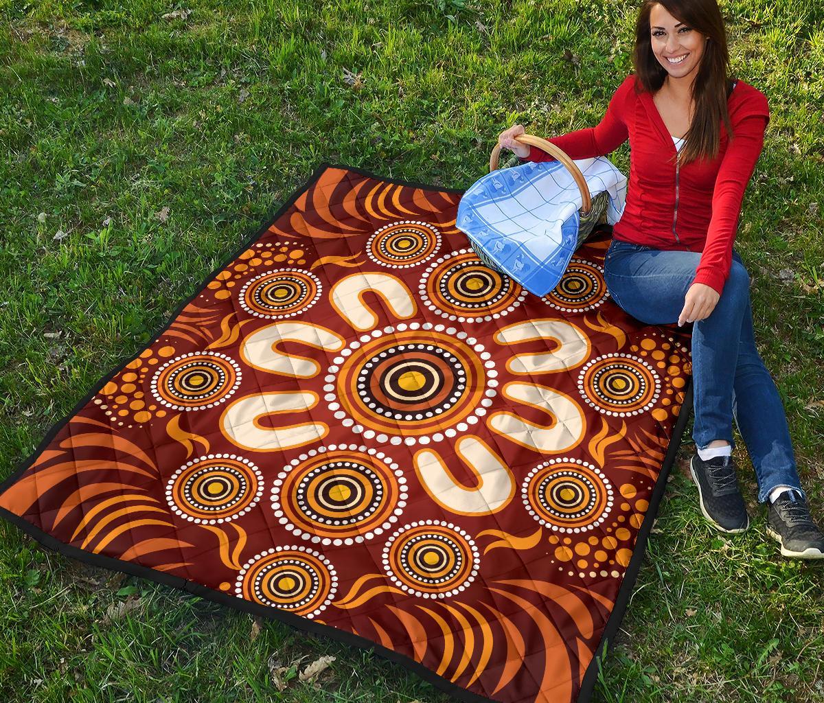 aboriginal-premium-quilt-circle-flowers-patterns-ver02