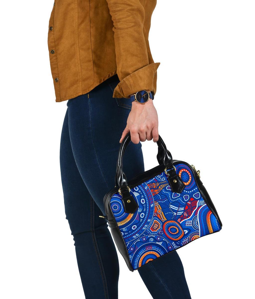 aboriginal-shoulder-handbags-indigenous-footprint-patterns-blue-color