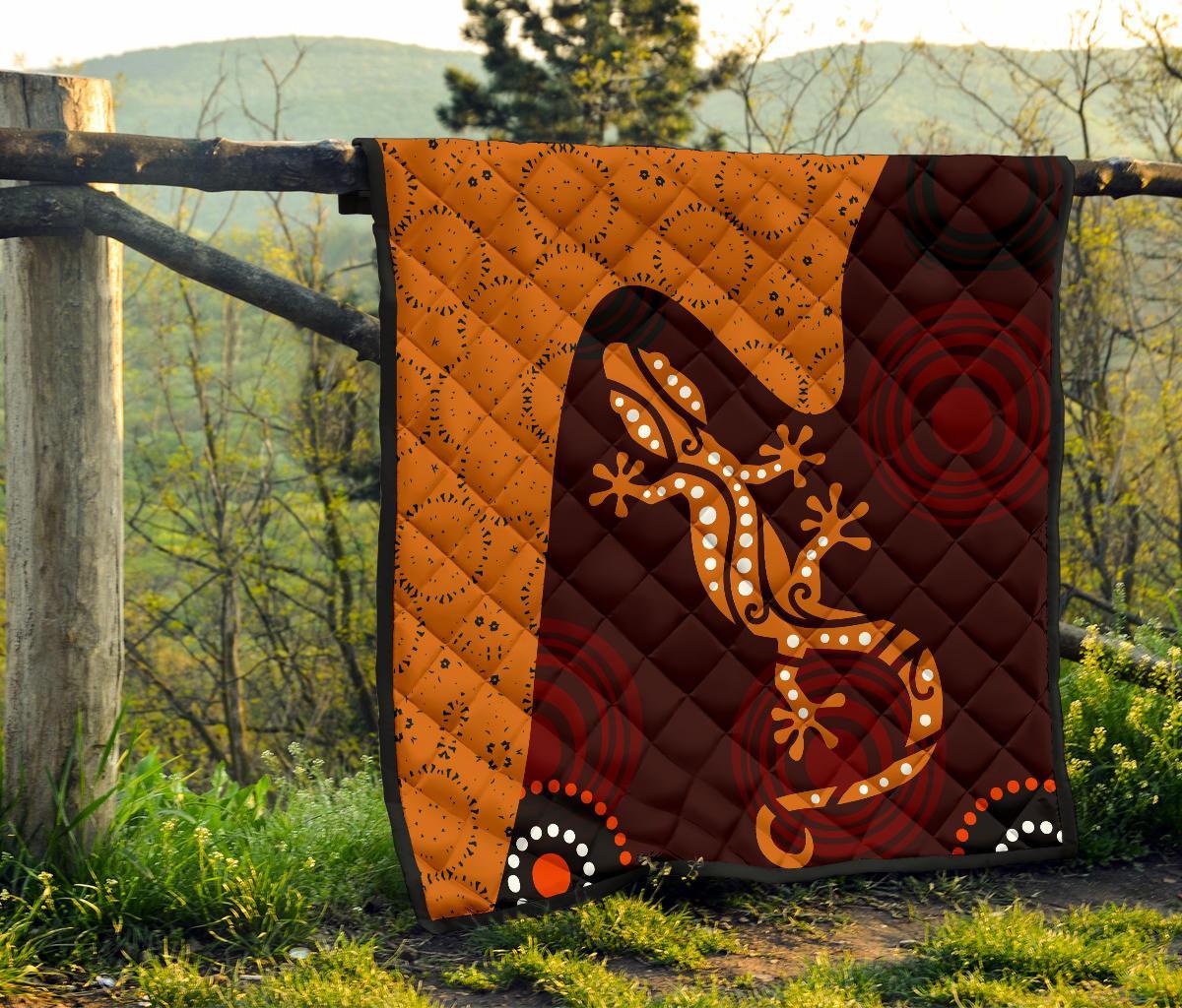 aboriginal-premium-quilt-lizard-in-aboriginal-dreaming