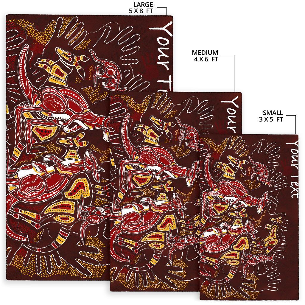 custom-aboriginal-area-rug-kangaroo-family-with-hand-art