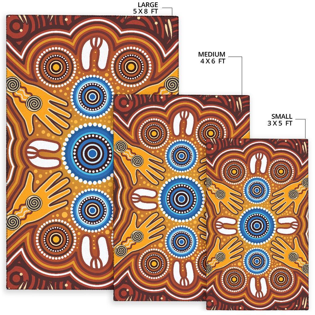 aboriginal-area-rug-indegenous-dot-painting-art