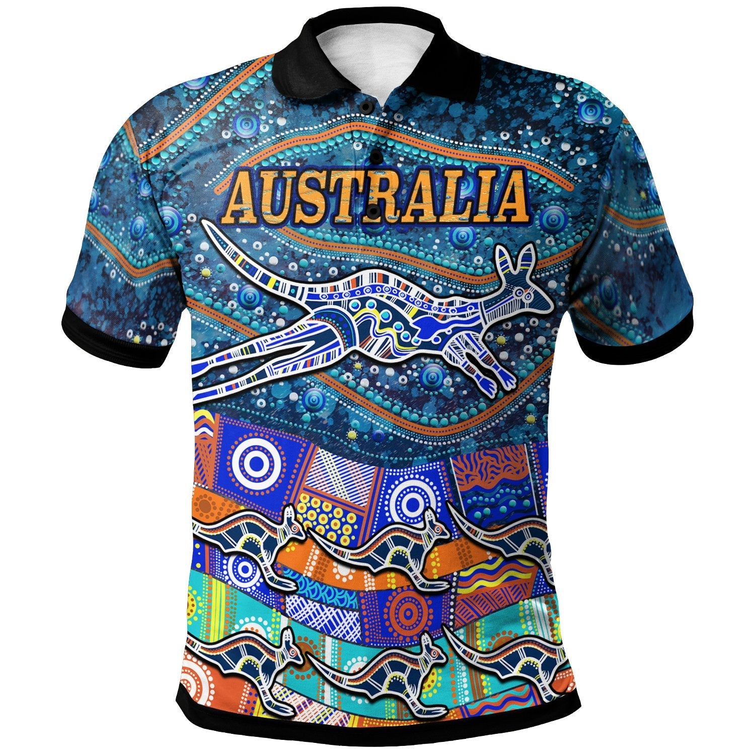 aboriginal-polo-shirt-kangaroo-dreaming