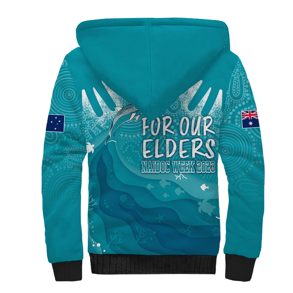 naidoc-week-2023-sherpa-hoodie-for-our-elders-torres-strait-dolphin-aboriginal-dot-arts