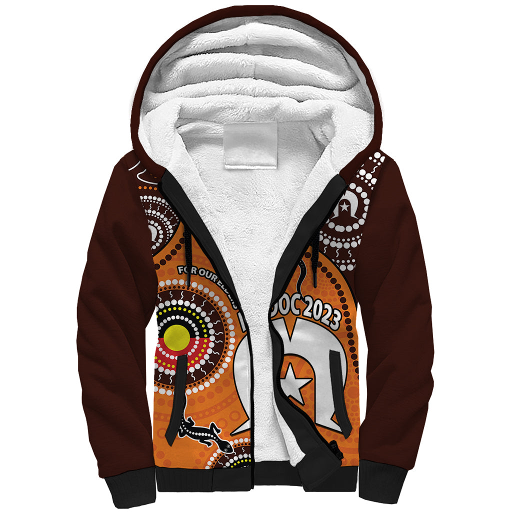 custom-personalised-2023-naidoc-week-sherpa-hoodie-lizard-aboriginal