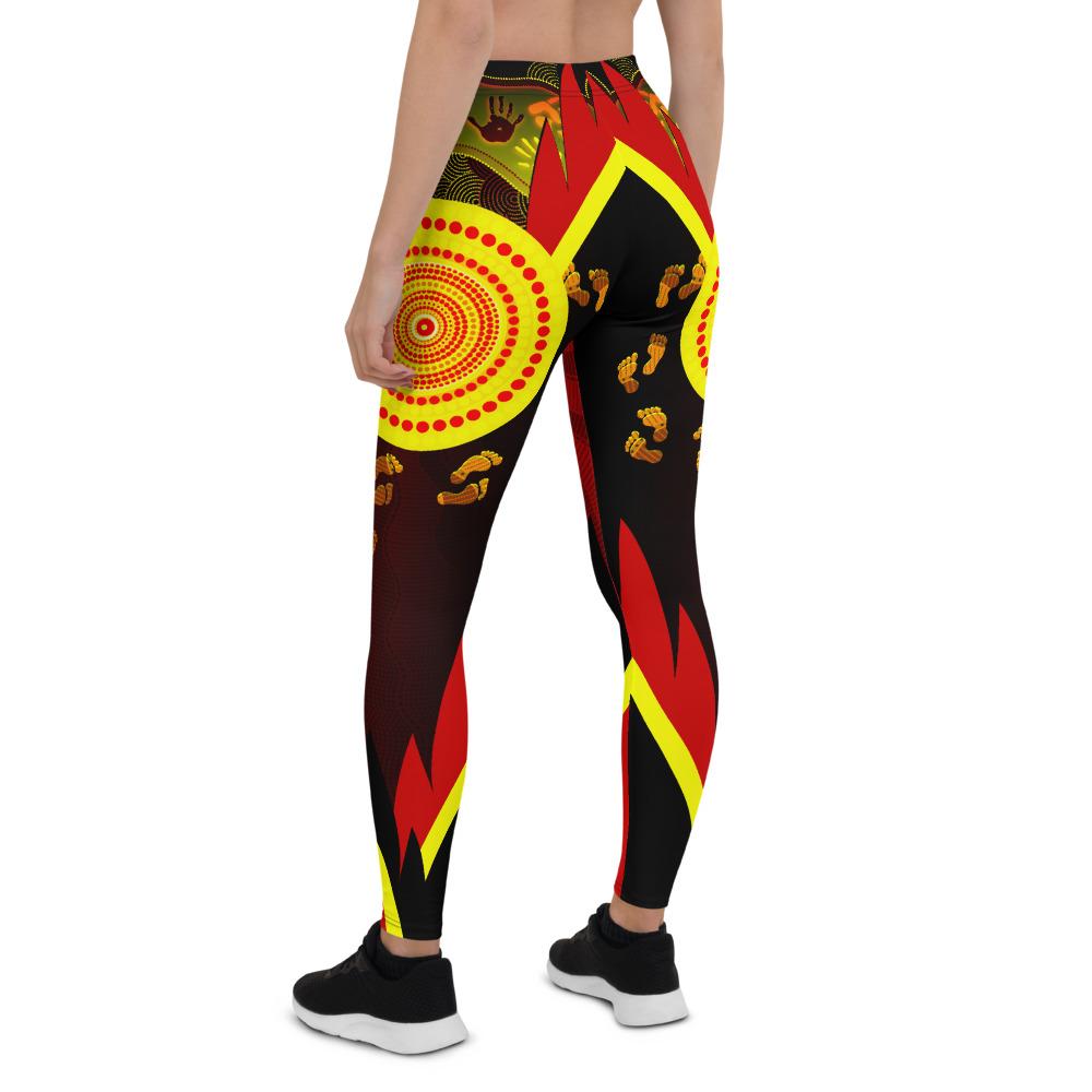 aboriginal-leggings-indigenous-flag-with-footprint-hand-art
