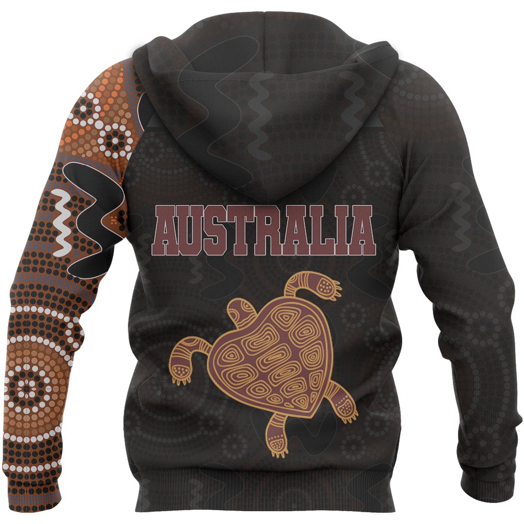 aboriginal-zip-up-hoodie-turtle-patterns-australia-dot-painting