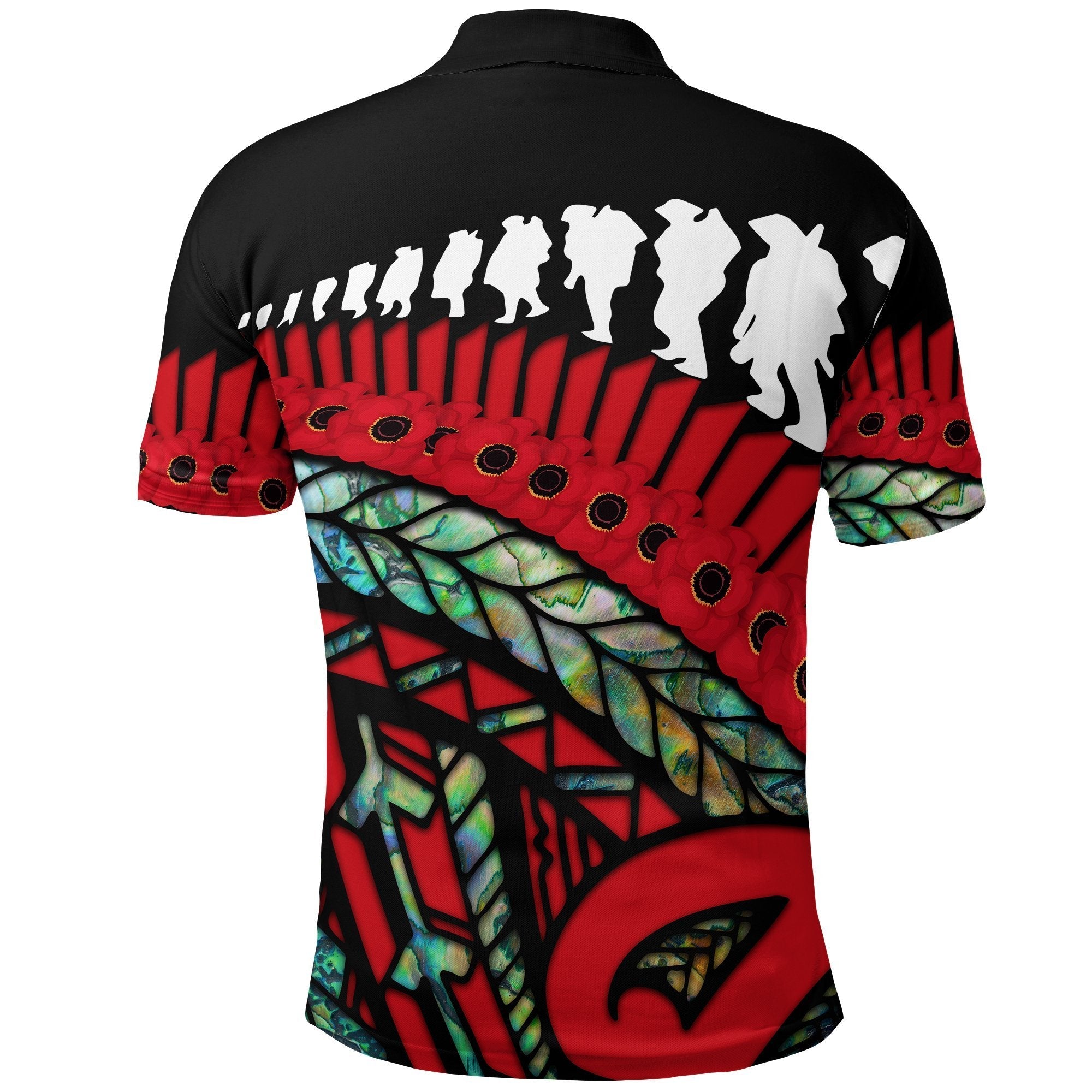 anzac-new-zealand-polo-shirt-poppies-lest-we-forget-maori-golf-shirt-soldiers-paua
