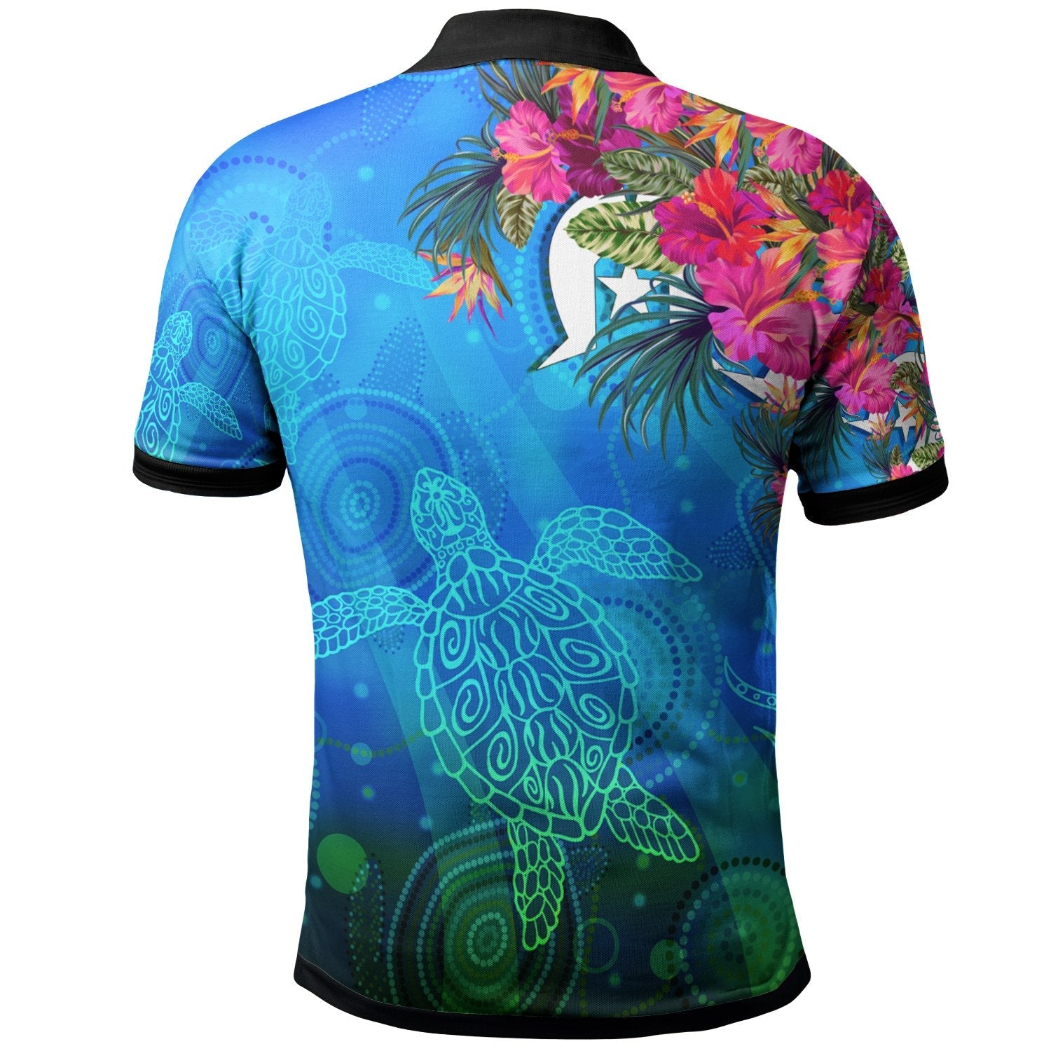 polo-torres-strait-blue-sea-with-hibiscus