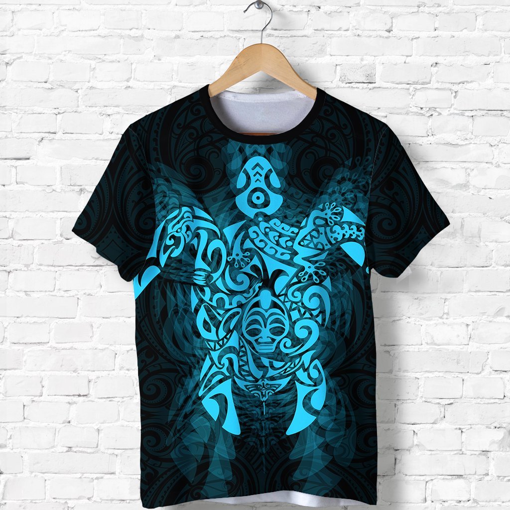 new-zealand-maori-shirt-wairua-tattoo-turtle-t-shirt-blue
