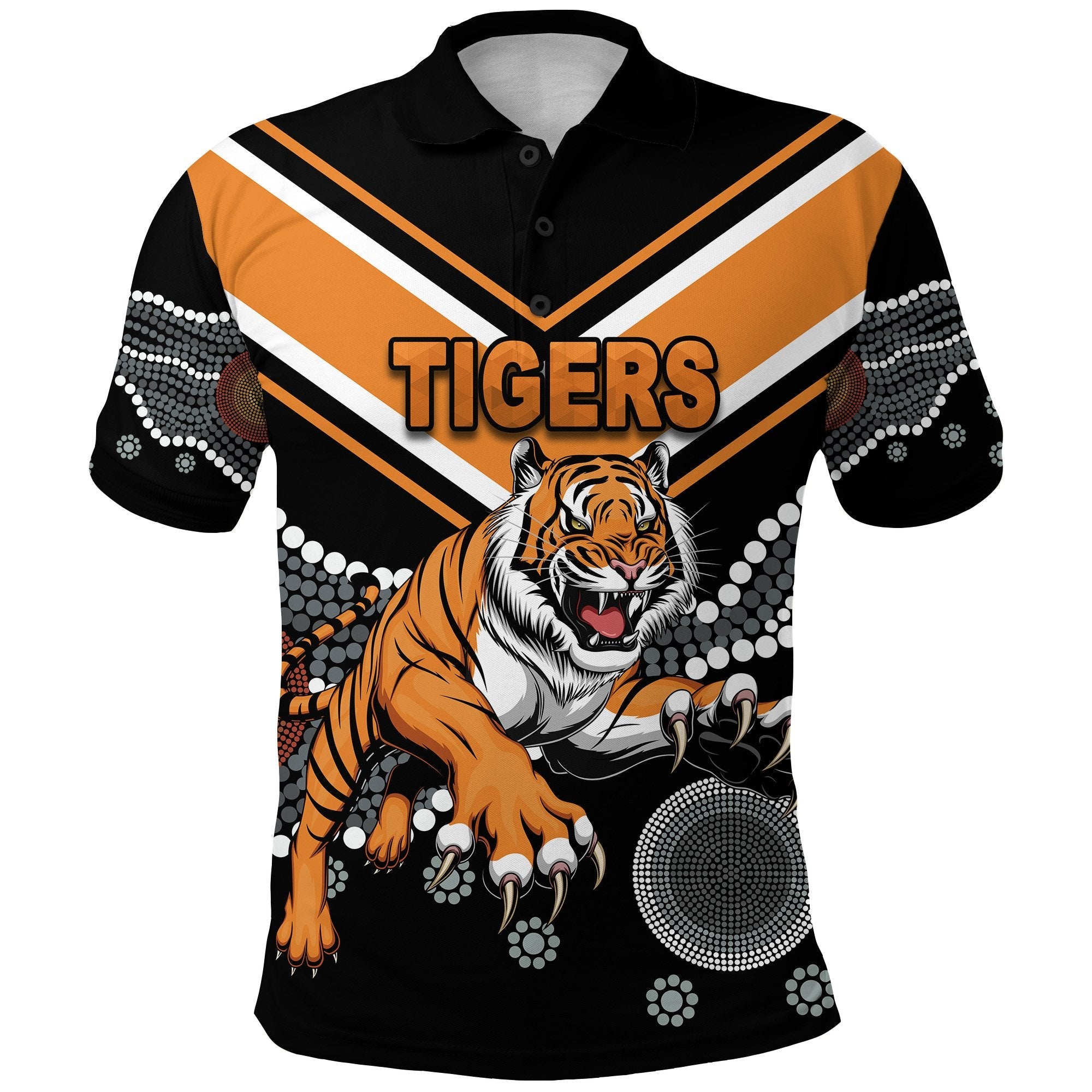 wests-polo-shirt-tigers-simple-indigenous