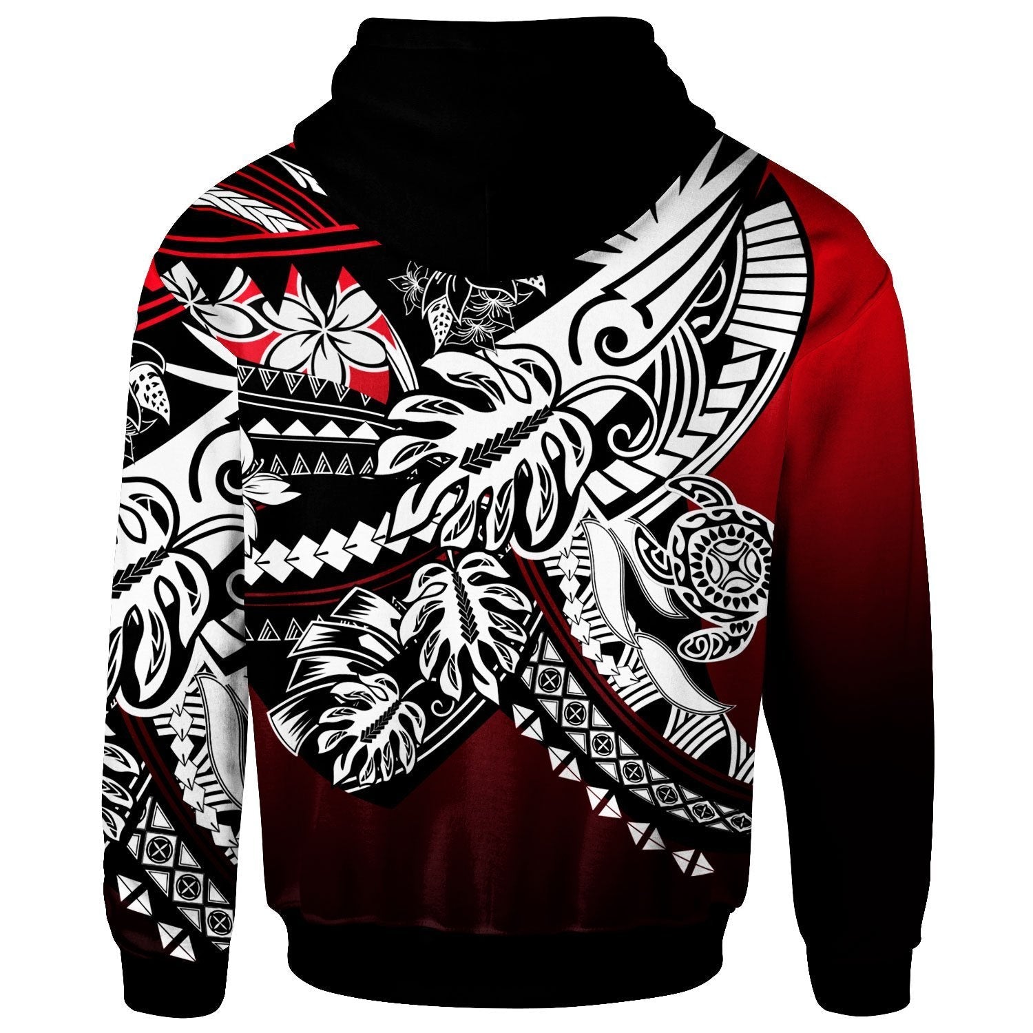 papua-new-guinea-hoodie-tribal-jungle-pattern-red-color